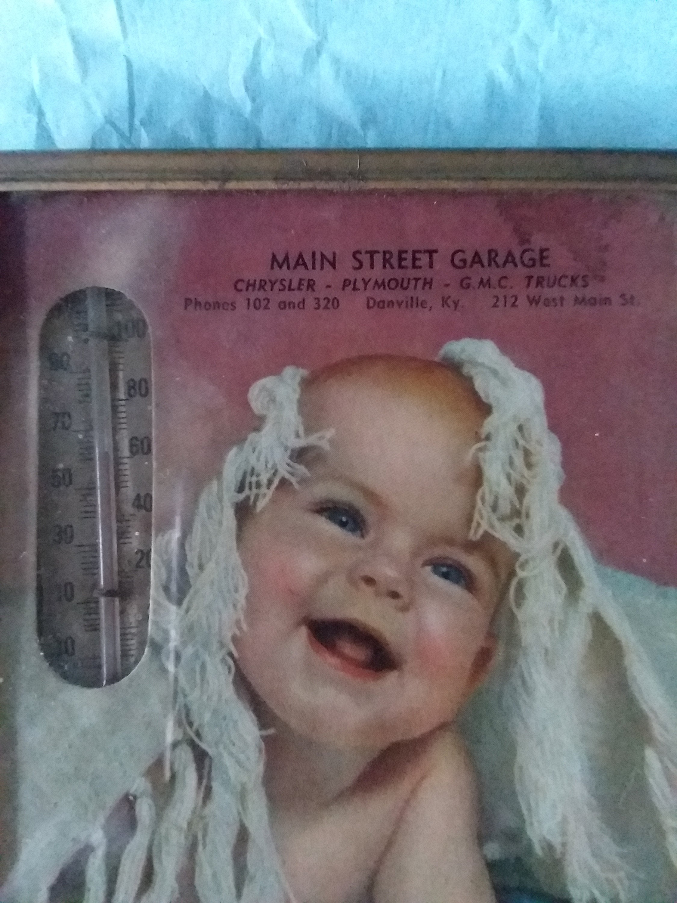 Classic Thermometer with OMG Logo – The Old Man's Garage