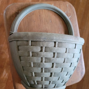 Basket Wall Pocket/Vase/Planter Rustic HOMCO 6090 image 1