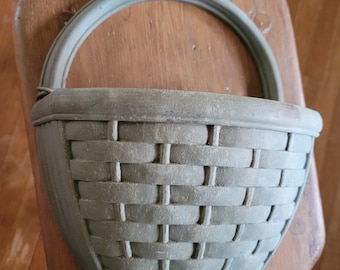 Basket Wall Pocket/Vase/Planter - Rustic - HOMCO 6090