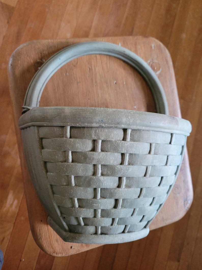 Basket Wall Pocket/Vase/Planter Rustic HOMCO 6090 image 1