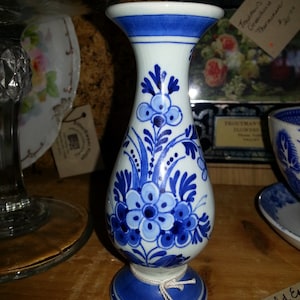 Delft Bud Vase