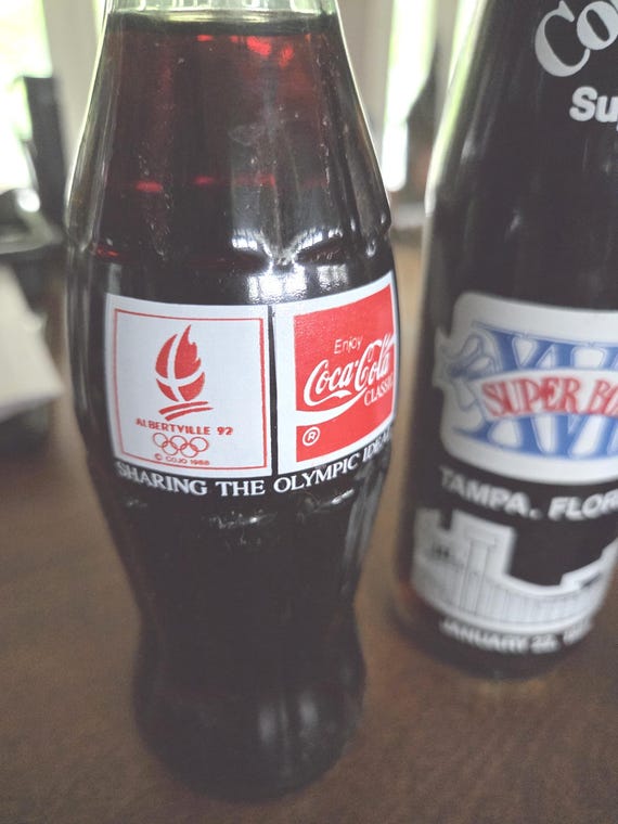 Lot De 6 Verres Coca-Cola - Jeux Olympiques Albertville 1992 - Neufs En Boîte - RARES