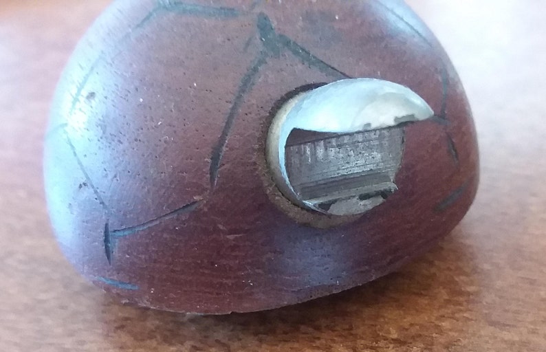Vintage Turtle Shaped Wood Bottle Opener
