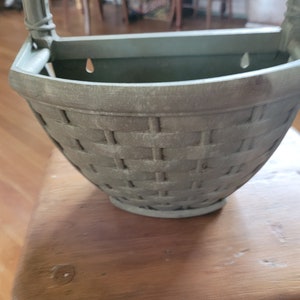 Basket Wall Pocket/Vase/Planter Rustic HOMCO 6090 image 2