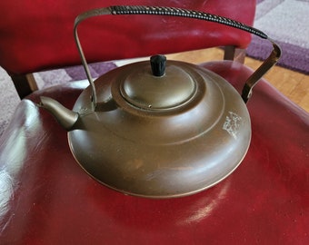 Copper & Brass Tea Kettle - Holland