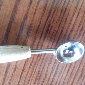 A & J Combination Melon Baller - Wooden Center Handle