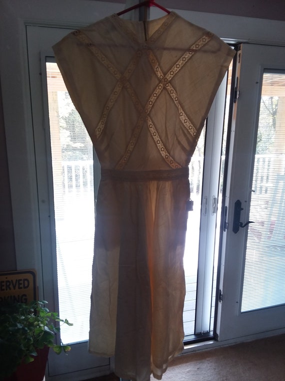 Irish Linen Dress 1950's