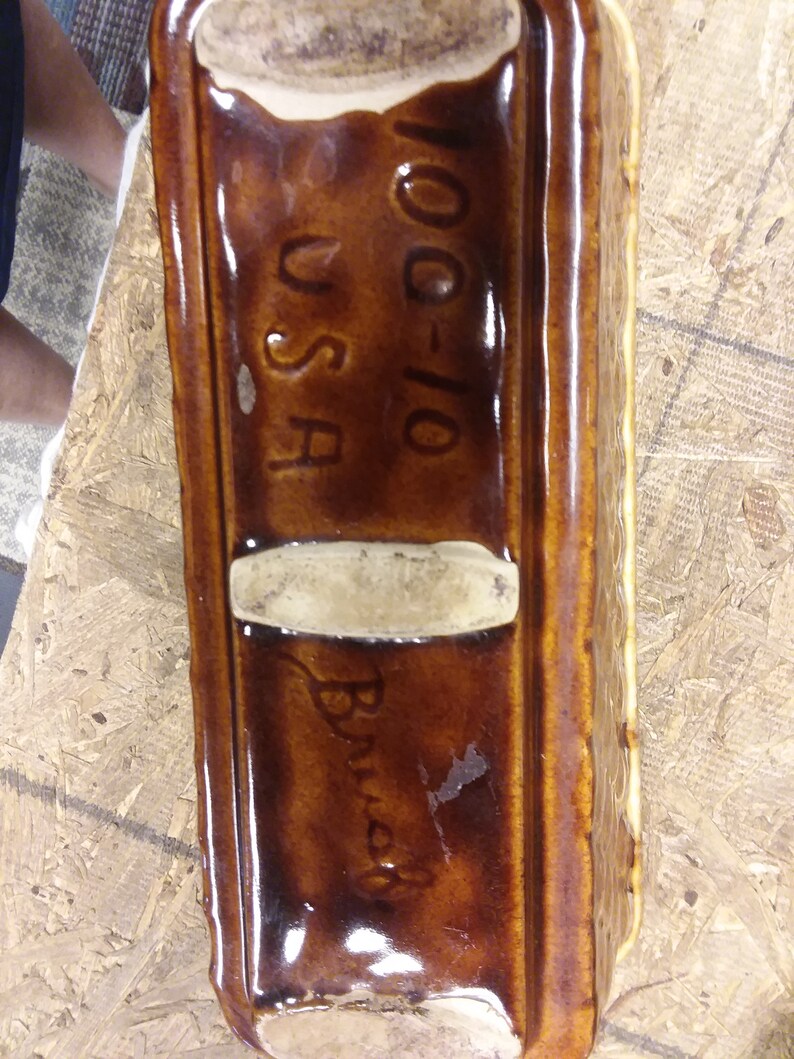 Vintage Brush Pottery Rectangular Planter
