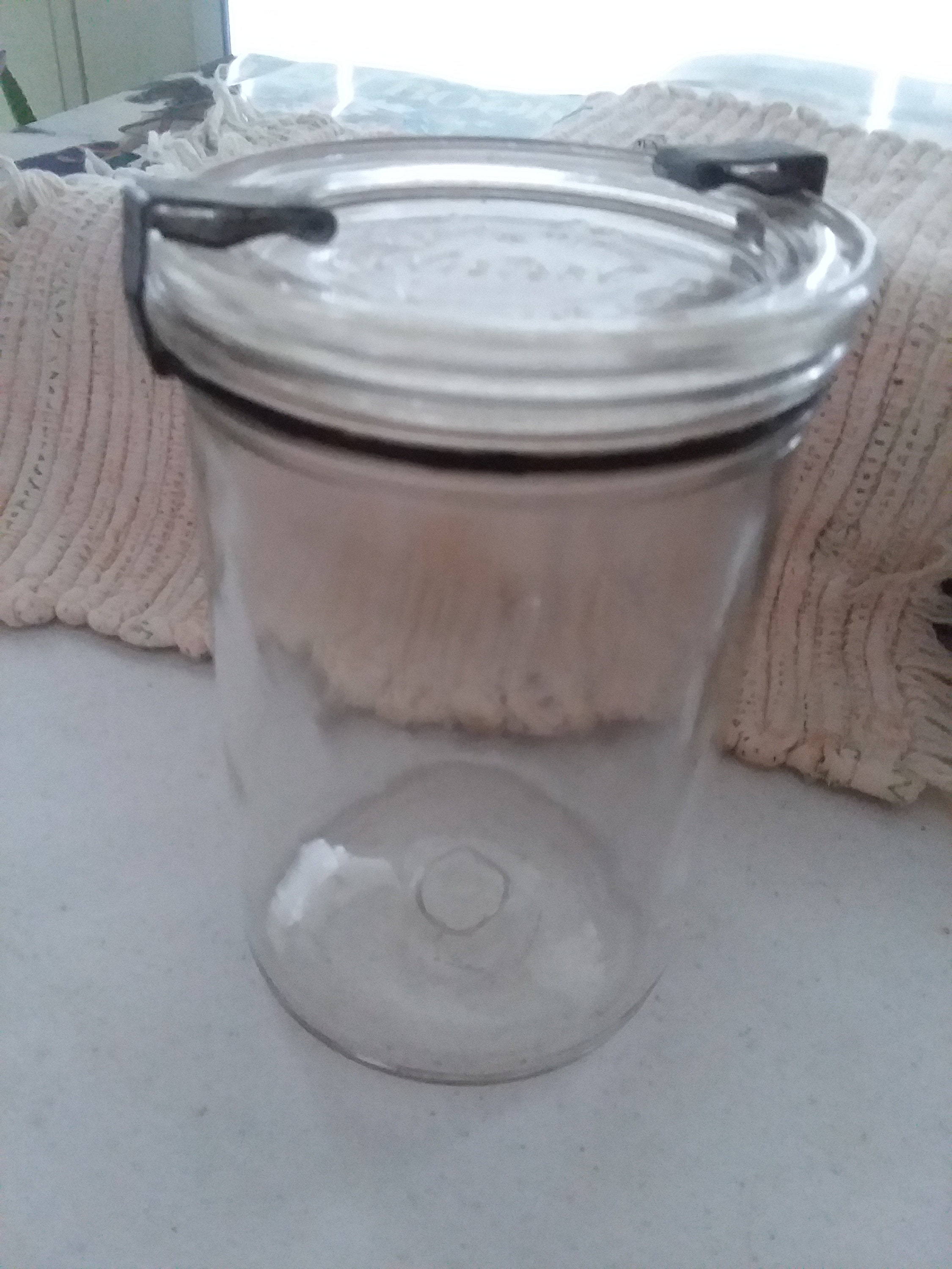 Nostalgic Clamp Lid Glass Mason Jar 1.7 Ounces 10 Count Box