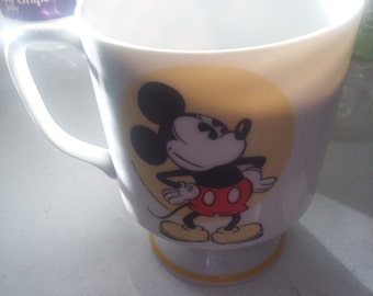 Mickey Mouse Footed Coffee Mug Japan