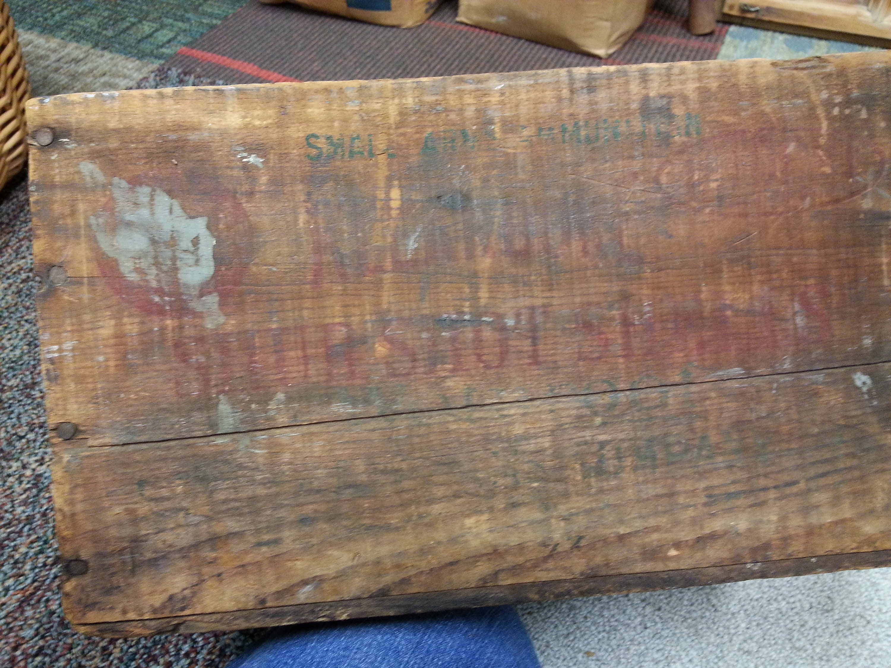 Vintage Wooden Ammo Boxes for sale Only 2 left at 70
