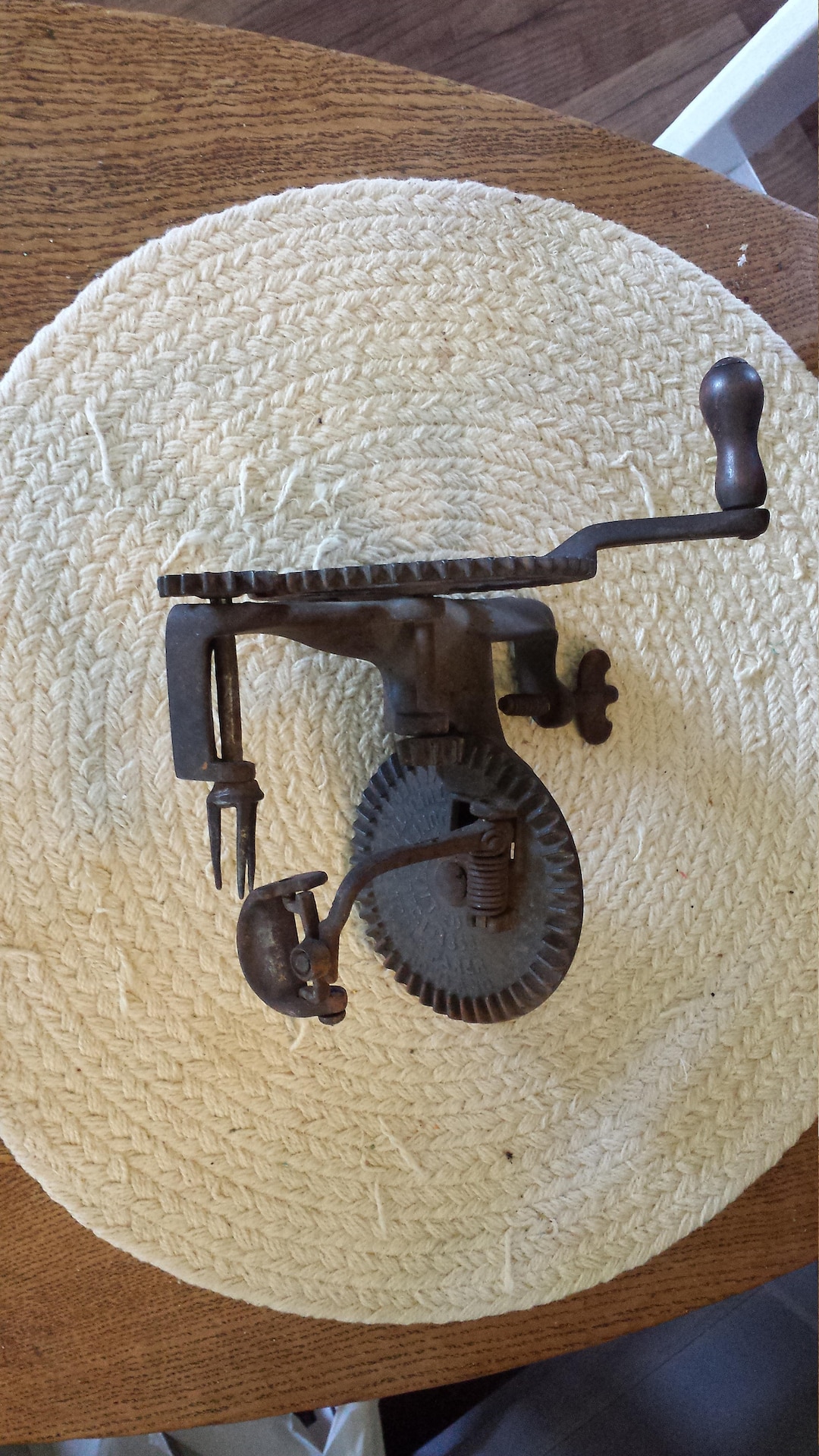Apple Peeler Lockey & Howland Antique DISPLAY Etsy