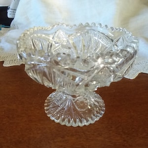 American Brilliant Pedestal Candy Dish/Pedestal Compote