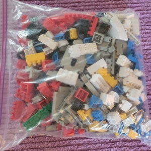 Gemixte partij bouwstenen: tent, lego, ongemarkeerd: 1,5 pond