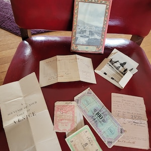 WWII US Soldier Collection of Shore Leave in Italy Memorabilia