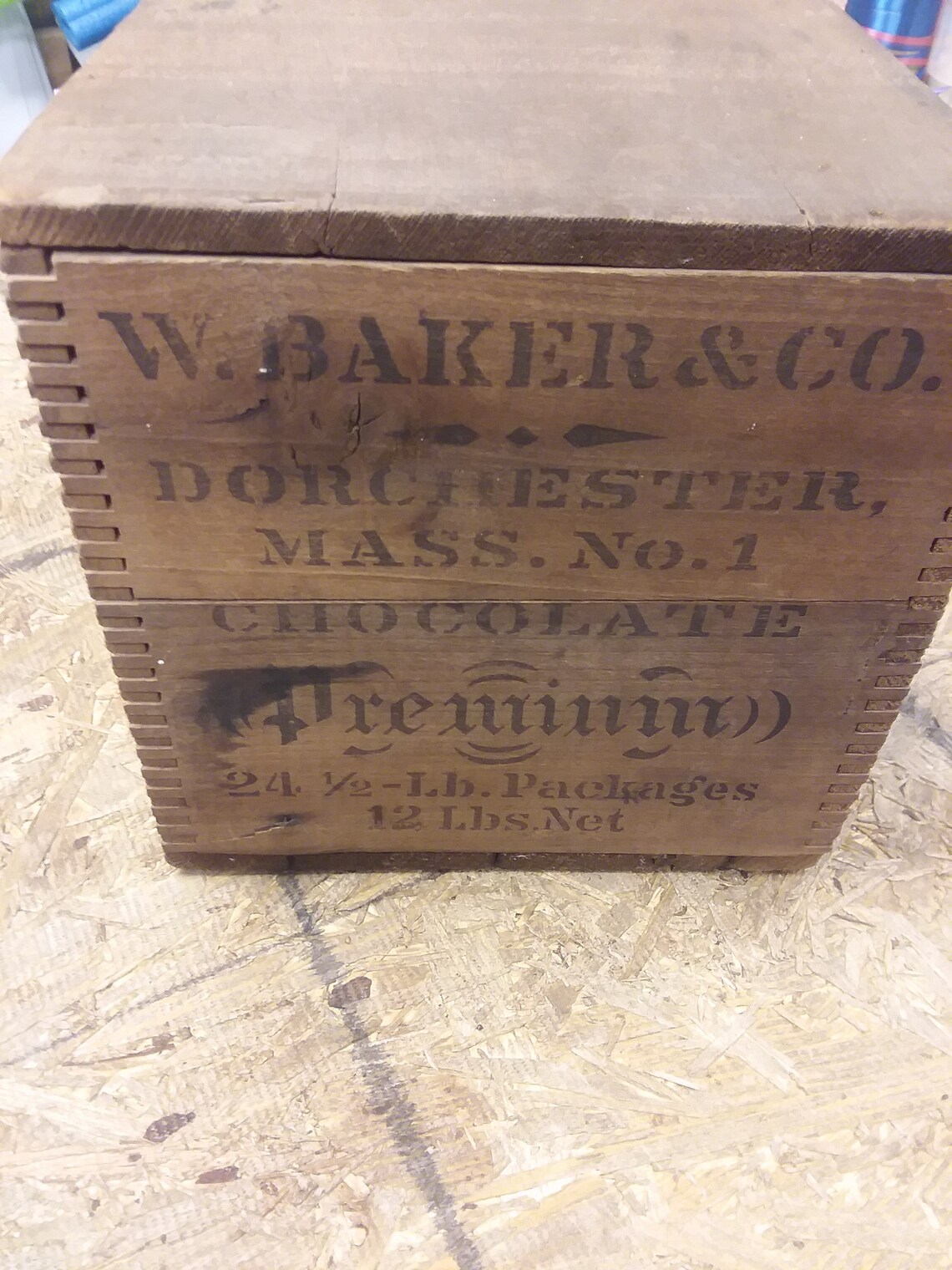 Antique Walter Baker & Co Ltd. Wooden Box Gold Medal Etsy