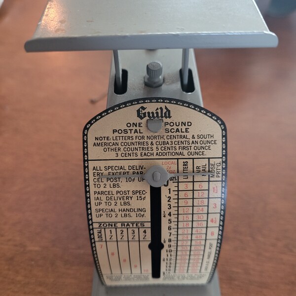 Vintage Postal Scale Etsy
