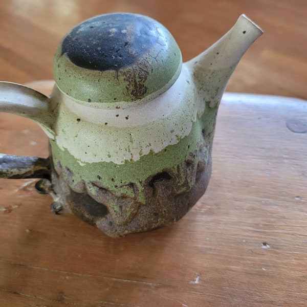 2 Cup Stoneware Teapot - Signed