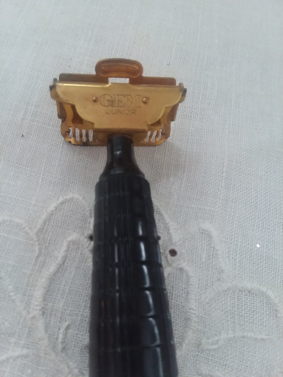 Gem Junior Single Edge Razor W/fat Black Handle - Etsy