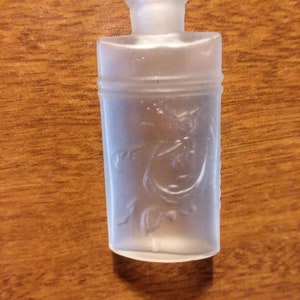 Frosted Glass Bottle France - Miniature