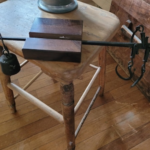 Balance Beam Scale w/3 Hooks - Rustic Primitive - Forged Steel