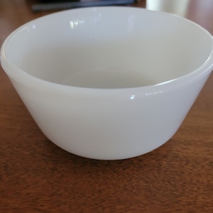 Fire King White Milk Glass Custard/Ramekin Cup