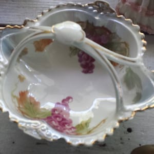 M & Z Austria Porcelain Basket Dish