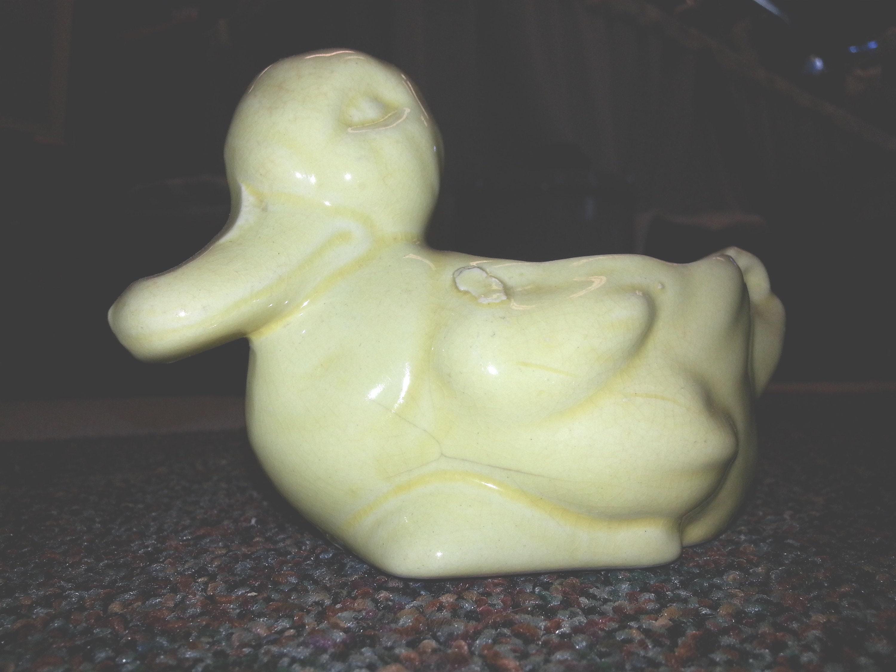 Maceta De Cerámica De Lujo Para Niños, Diseño De Pato Amarillo De
