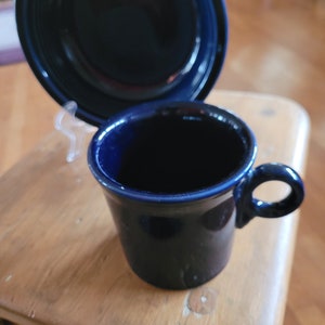Retired Cobalt Blue Fiesta Schüssel & Becher - 2-teiliges Set - Vintage