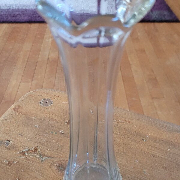 Fluted Edge Vase Etsy