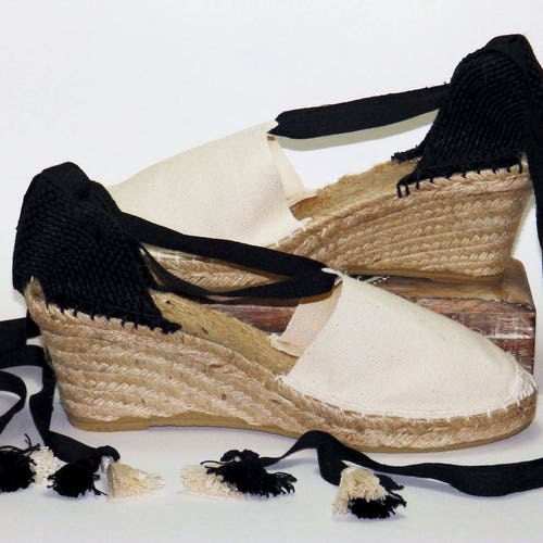 lace up platform espadrilles