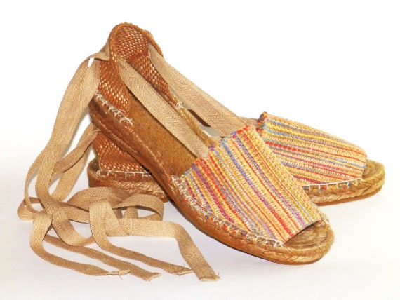 low wedge espadrilles open toe