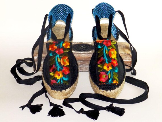 platform colorful sandals