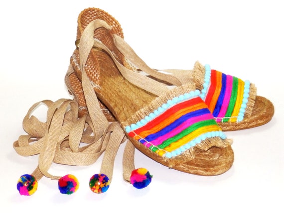 rainbow espadrilles