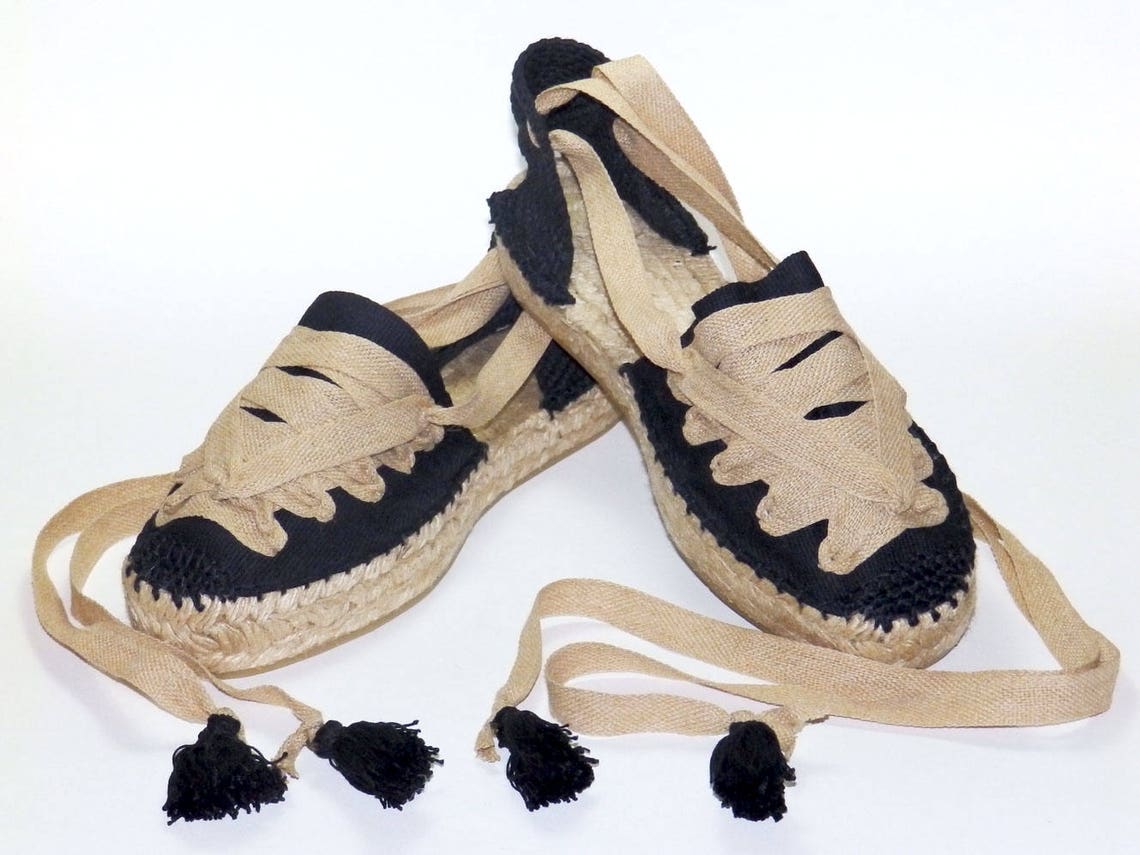 lace up platform espadrilles