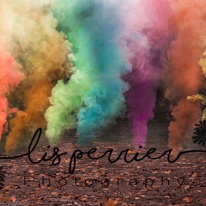 smoke bomb Digital Background (2 files extra smoke)