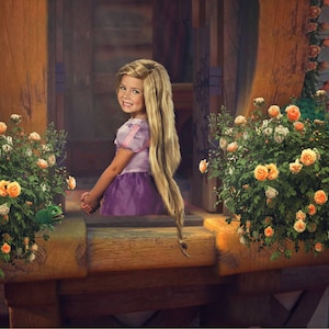 Rapunzel Digital Composite / Digital Background / Princess forest