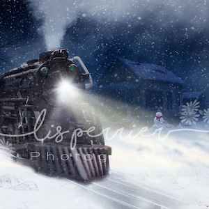 Polar Express Digital Background