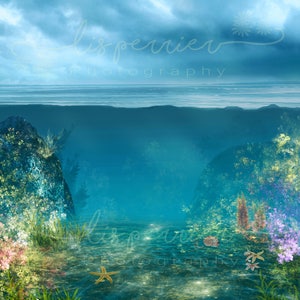 Unterwasser Digital Hintergrund