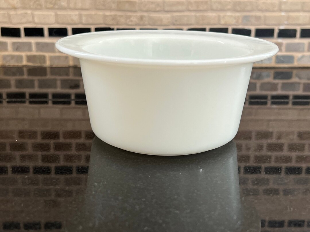 Vintage Pyrex Margarine Butter Dish Winter Frost White Model Etsy