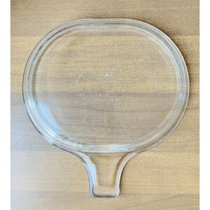 Tacka szklana Pyrex Vintage Grab-It / Snack It #600, przezroczysta, do mikrofalówki