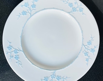 Piatti da portata Spode Copeland Cherry Blossom: set da 4 con motivo floreale blu