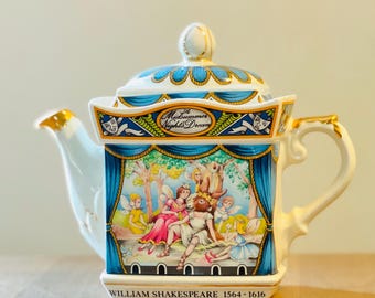 Vintage James Sadler Teapot, A Midnight's Summer Dream Tea Pot