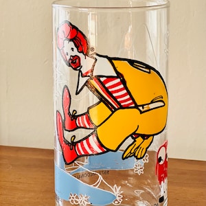 Vintage McDonald’s Ronald McDonald Collector&#39;s Glass 1977 McDonaldland Action Series Cup Made in USA