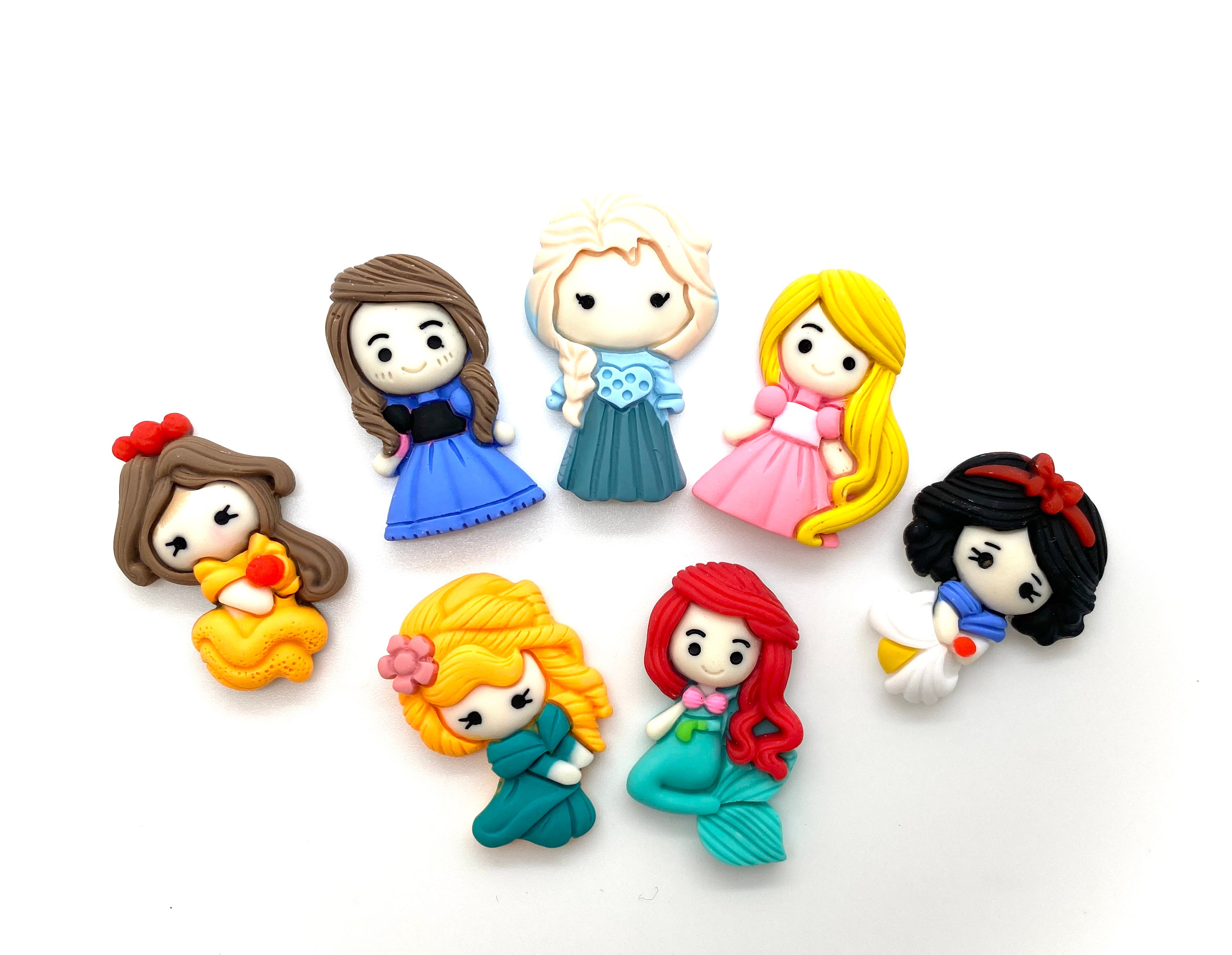 CLAY BOW CHARMS Doll Bow Center Polymer Clay Charm Hair Etsy