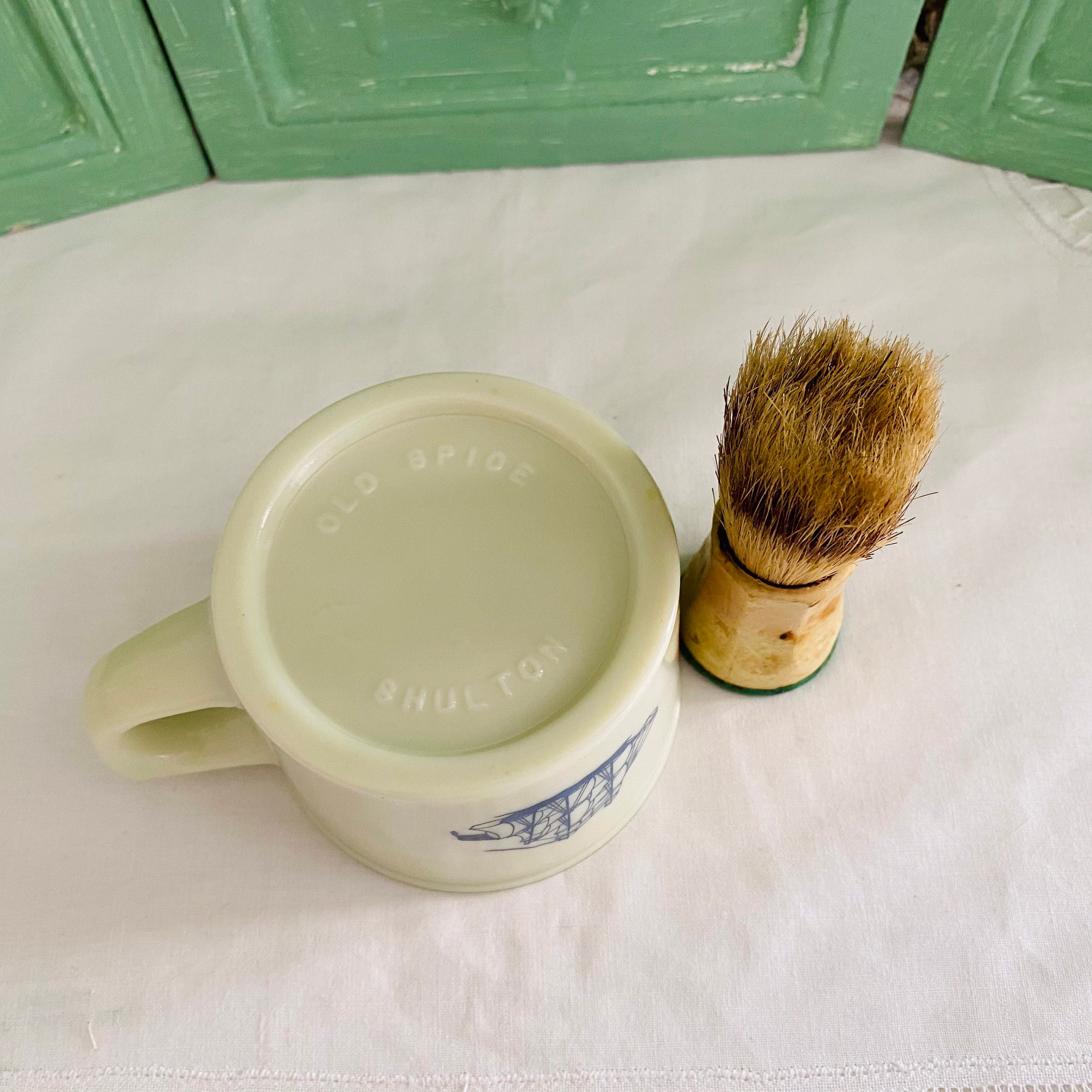 Salevintage Antique Erskine Shave Brush and Old Spice Grand Etsy UK