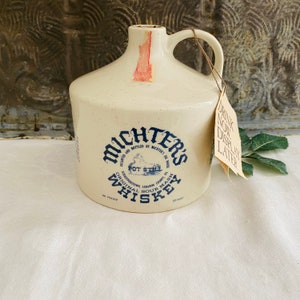 Vintage  Michter&#39;s Whiskey Stone Crock 1970s
