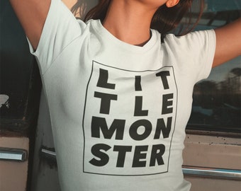 12% off GESAMTEN SHOP - Gaga kleine Monster - Lady Gaga Tshirt - Enigma Tour Shirt - Musik Tshirt - kleine Monster - Trans Pride