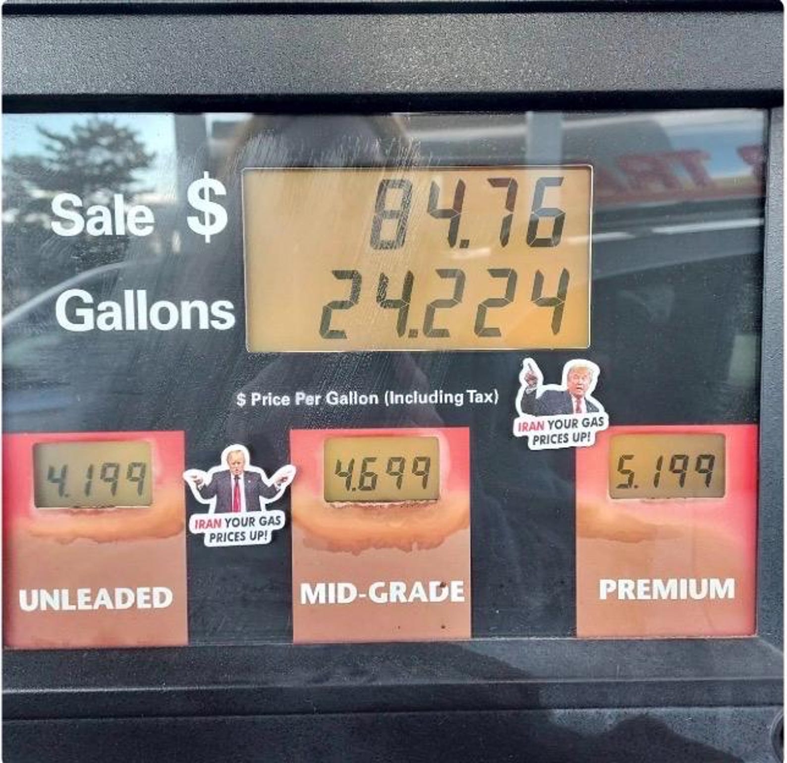 100 Pc IRAN Your Gas Prices up Sticker Pack I Did That Trump Sticker ...