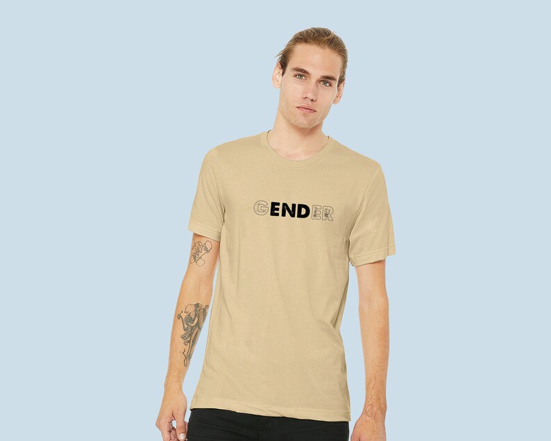 End Gender tee Trans Pride shirt Pansexual Pride tshirt LGBTQ pride graphic tee Gay Pride shirt FTM pride tshirt Queer woman tee image 2